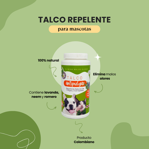 Talco Repelente Pulgas