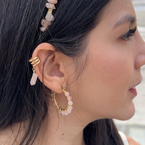 Earcuff con Cuarzo